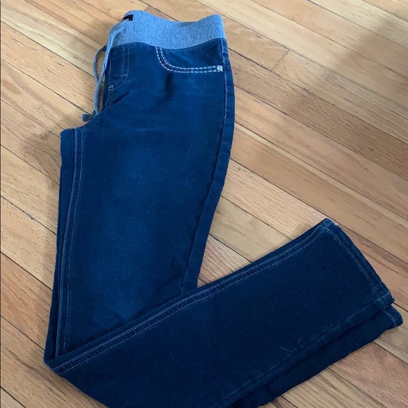 girls knit waist jeans